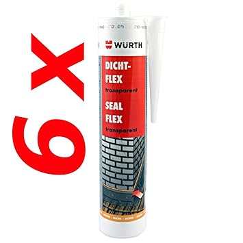 Würth 08923221 - Sellador de juntas para tejado (6 unidades ...