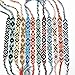 RIMOBUL Nepal Style Woven Friendship Bracelets - 12 pack - Earth