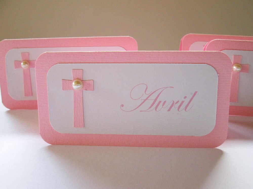 Baptism Food Labels INSTANT DOWNLOAD Christening Tent Cards Dove