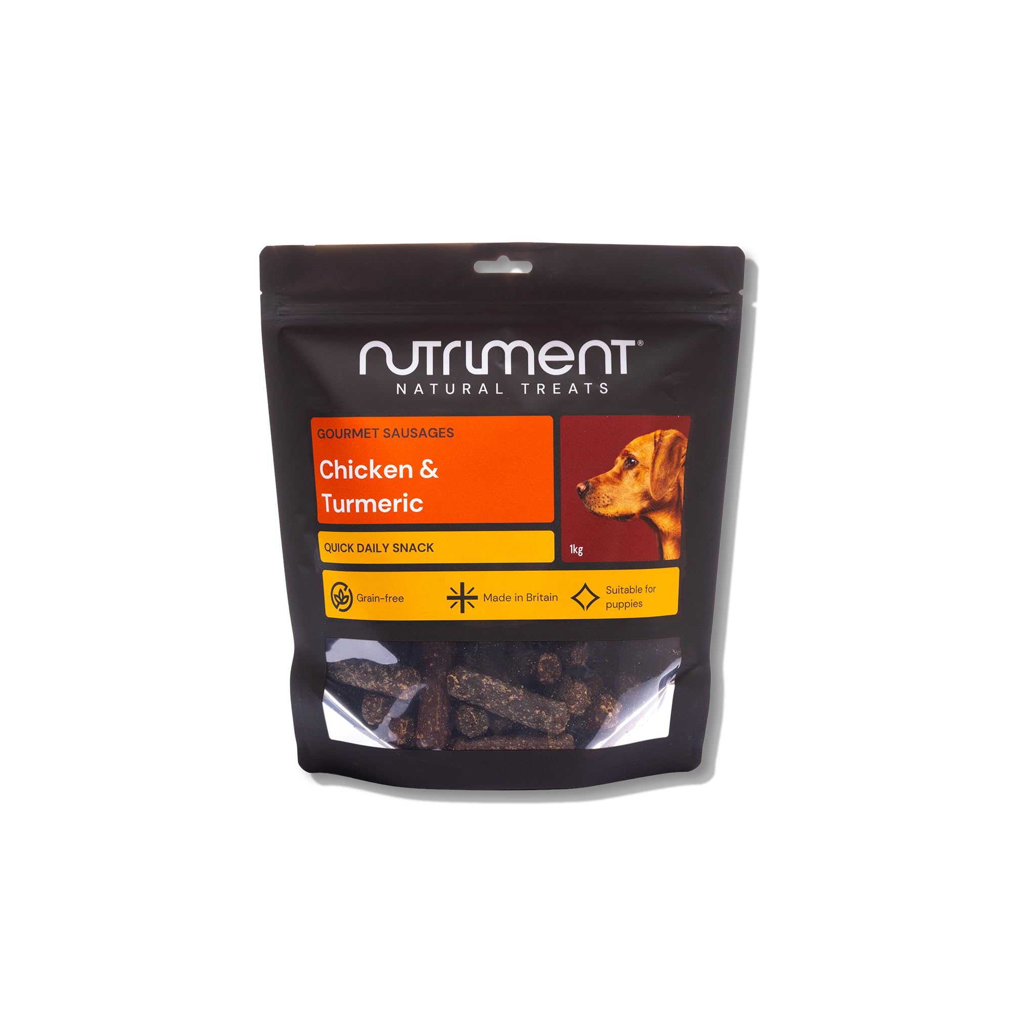 Natural Treats Gourmet Sausage Chicken & Golden Paste (1kg) Natural High Protein Healthy Dog Chew