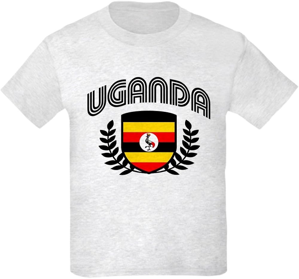 CafePress Uganda Kids Light Youth Kids Cotton TShirt Clothing