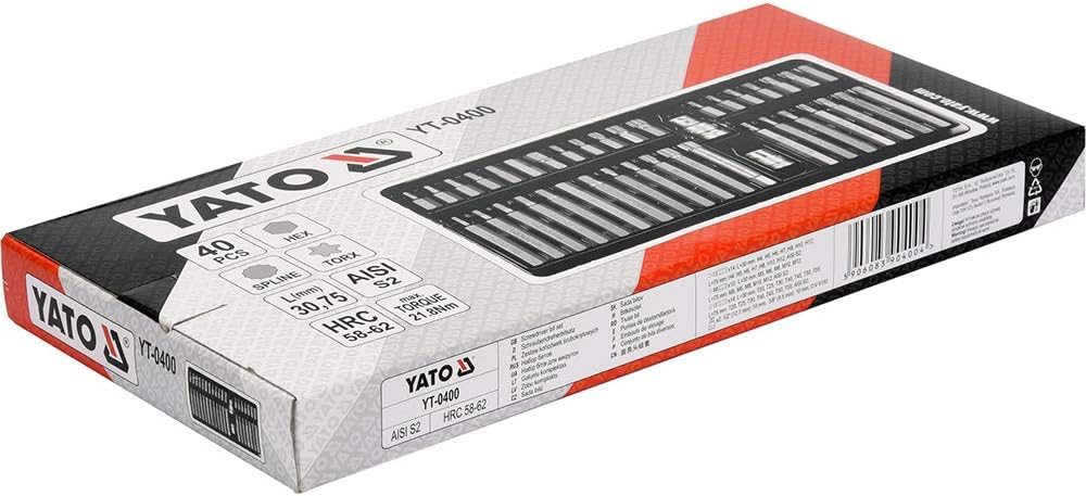 Yato YT-0400 - Special Key Set Hex Torx Spline 40 Pcs Yato, Variety pack - Image 4