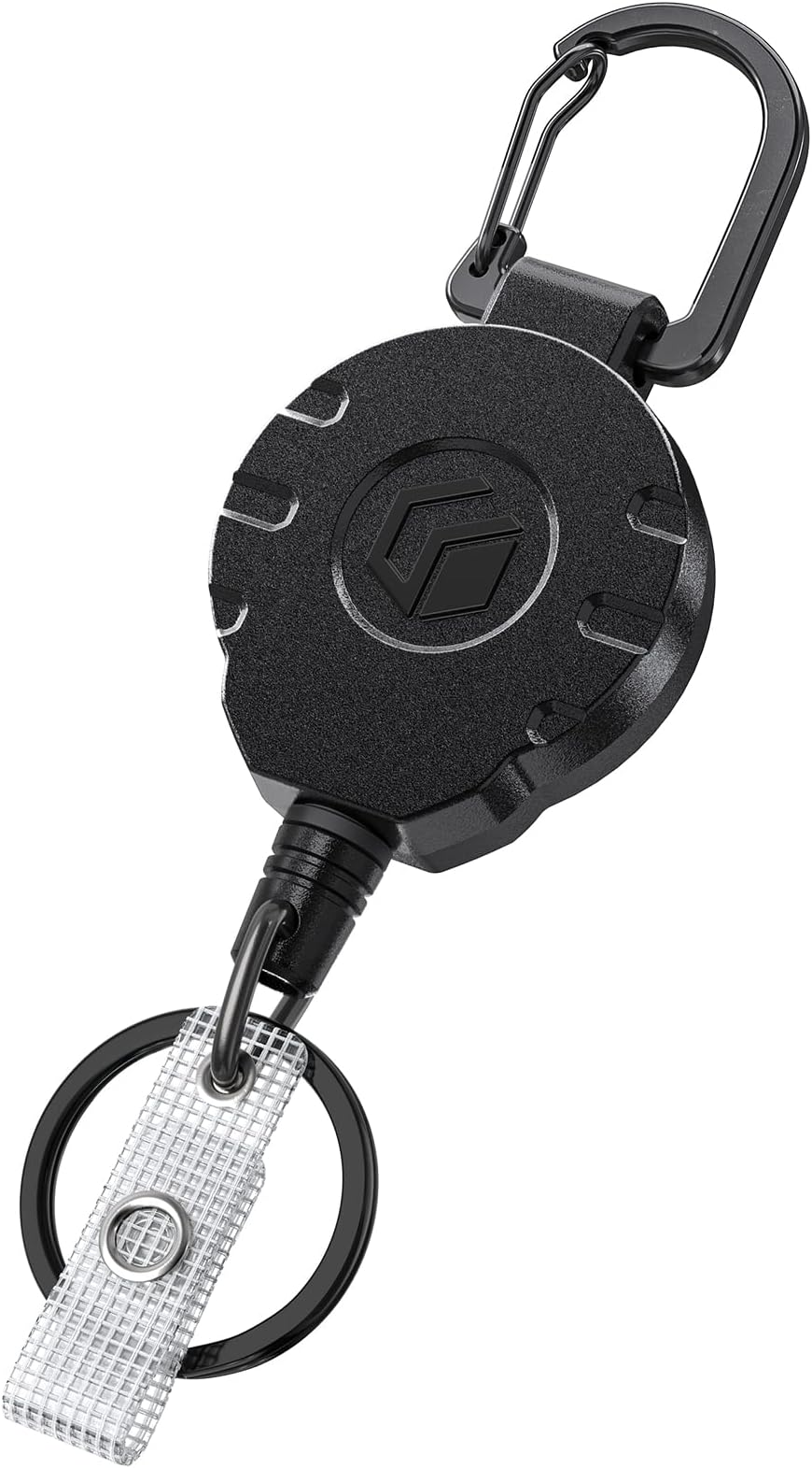 Uniclife Retractable Keychain Badge Reel Heavy Duty 80 cm Steel Wire 226 g