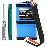 SCESMIA 10400mAh Boombox 2 Replacement Battery Compatible with Boombox 3 Bluetooth Speaker SUN-INTE-213 SUN-INTE-268 7.4V