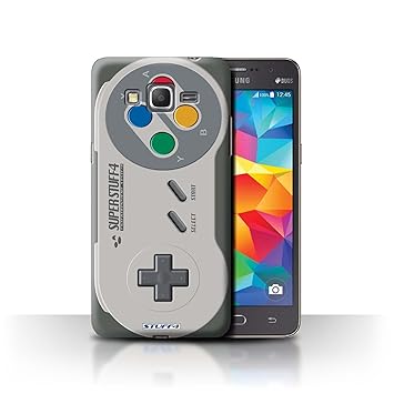 Stuff4® Hülle/Hülle für Samsung Galaxy Grand Prime/Super Nintendo Muster/Spielkonsolen Kollektion