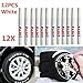 RoseSummer 12pcs/Set Waterproof Car Tyre Tire Tread Rubber Paint Pen Markers Pen Permanent