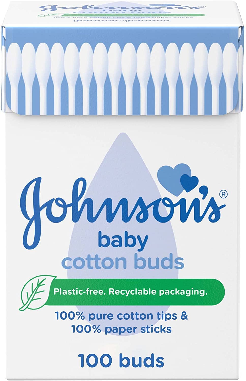 Johnson's Cotton Buds (100 Buds) - Pack of 6