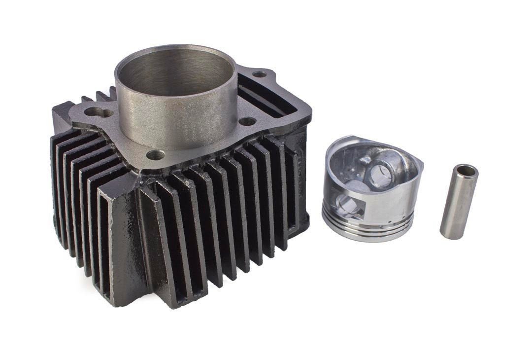 125cc Dirt Bike Top End Kit - Cylinder & Piston Set, Fits Coleman 125cc 125DX Models (52mm Bore)