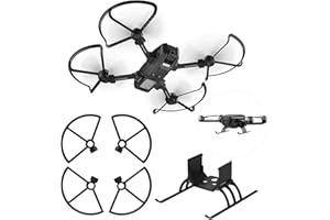 iEago RC Propeller Guard + Landing Gear for Holy Stone HS720 / HS720E Quick Release Protector Blades Anti-Collision Props Foldable Extended Leg Drone Accessories