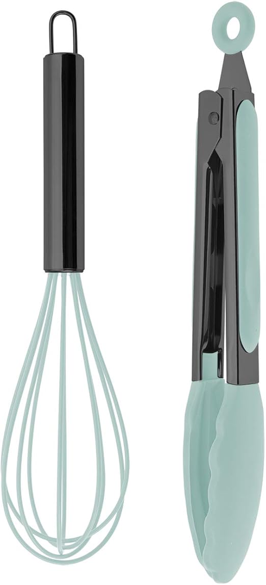 Amazon Com Country Kitchen 10 Whisk And Tong Kitchenware Set For