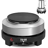 Mini Hot Plate Electric Stove, 500W Small Electric Stove Electric Hot Burner Cooktop Multifunction Portable Single Home Heate