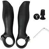 Platt Bike Bar Ends Carbon Fiber MTB Mountain Bike Handlebar Ends BarEnds (Bar ends+bar end caps)