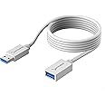 SABRENT Cable de extensión USB 3.0 de 22AWG A macho a hembra [blanco] 6 pies (CB-306W)