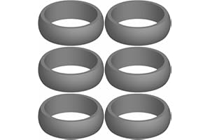 SAYITBANDS Set of Two (2) Silicone Rings in Your Choice of Size and Color - Engagement Wedding Replacement Rings for Workout and Active Lifestyles