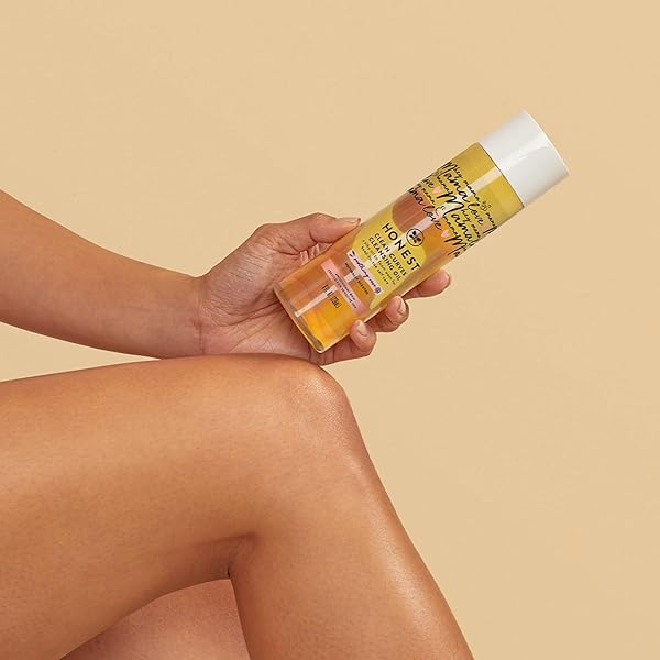 THE HONEST COMPANY HONEST MAMA CLEAN CURVES CLEANSING SHOWER OIL | NATURALLY DERIVED, SOAP FREE | AVOCADO OIL, VITAMIN E | 8 FL OZ