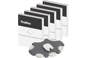 YOHEALLY (30 Pcs) Pro Wax Wax Guards Filters for Oticon, Hearing Aids Hearing Aid Supplies for Oticon Pro Wax Filters, Suitable for Oticon Receive Replacement Parts Cleaning Kit Accessories (2mm/5 Packs)