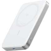 Anker MagGo Power Bank, 10,000mAh Qi2-Certified 15W Portable Charger | Slim and Fast MagSafe-Compatible Battery Pack, Ergonomic Design, for iPhone 16 / 15 / 14 / 13 Series and More