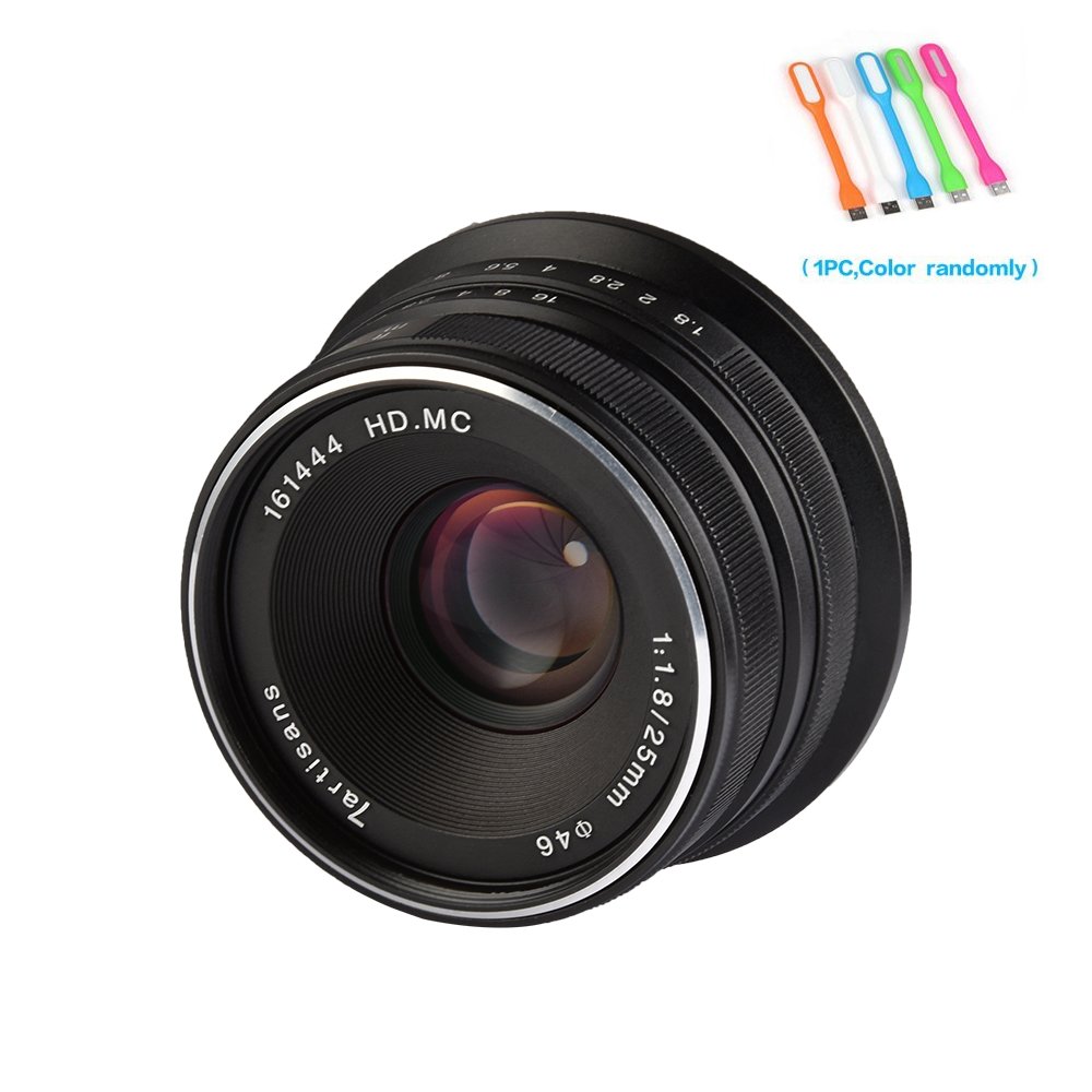 7artisans 25mm F1.8 Large Aperture Manual Focus Prime Fixed Lens For Canon  EOS-M Mount Cameras M1,M2,M3,M5,M6,M10,M100- Black (25mm F1.8 Canon EOS-M  Mount)