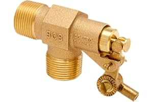 Robert Manufacturing - R400-1 R400 Series Bob Red Brass Float Valve, 1" NPT Male Inlet x 1" NPT Male Outlet, 68.5 gpm at 85 psi Pressure