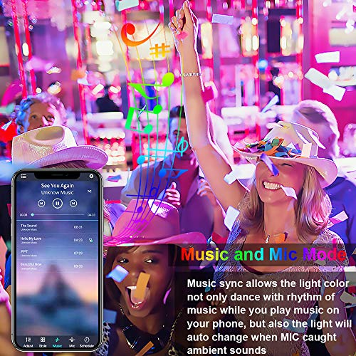 Bluetooth LED Controller, Walwee Dual Output Smart RGB Controller