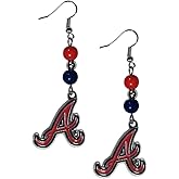 MLB Women's Fan Bead Dangle Earrings