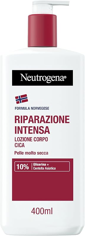 Formula Norvegese Lozione Crema Corpo CICA Riparatrice, 400 ml