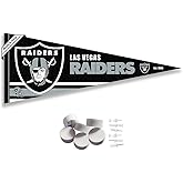 Las Vegas Raiders Pennant Banner and Wall Tack Pads