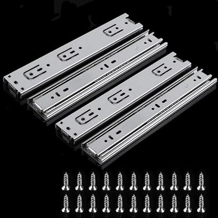 Building Hardware Ball Bearing Drawer Slides 9 Inch Telescopic