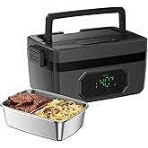 ADRICY Cordless Heated & Insulation Electric Lunch Box – 36H Battery Power 6.8 Cup Super Capacity Scheduled Heating Long-term heat preservation Anywhere