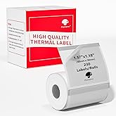 Phomemo Transparent Thermal Label Paper, 1.57"x1.18" (40x30mm), 230 Labels/Roll, Round, Multi-Purpose, Clear