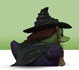 TUBBZ Wicked Elphaba Thropp Rubber Duck Collectible Toy 9 cm Boxed view 5