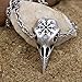 TTKP Viking Odin¡s Raven Amulet Helm of Awe Ravenskull Pendant Necklace
