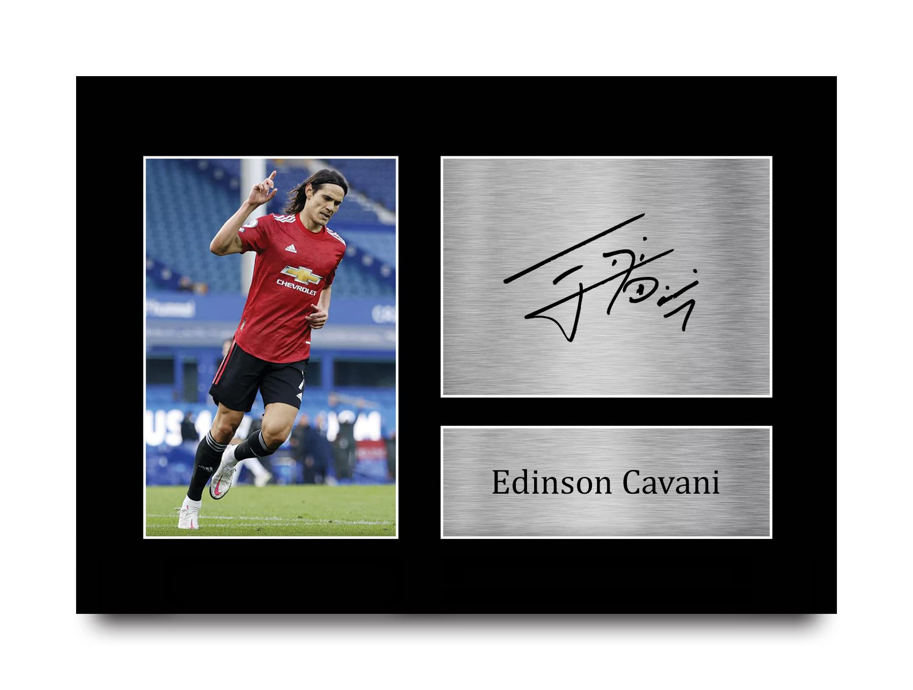 HWC Trading A4 Edinson Cavani Presents Printed Signed Autograph Picture for Fans and Supporters - A4