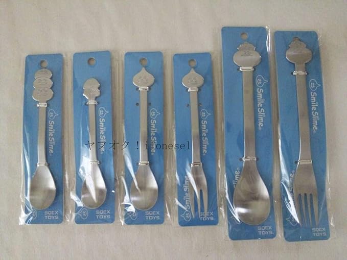 Amazon Co Jp ドラゴンクエスト スマイルスライム スプーン フォーク S M L キングスライム スライム ホイミスライム スライムタワー 6種類セット ホビー 通販