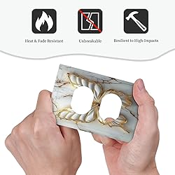 OILbiexn Outlet Covers White Gold Abstract Modern