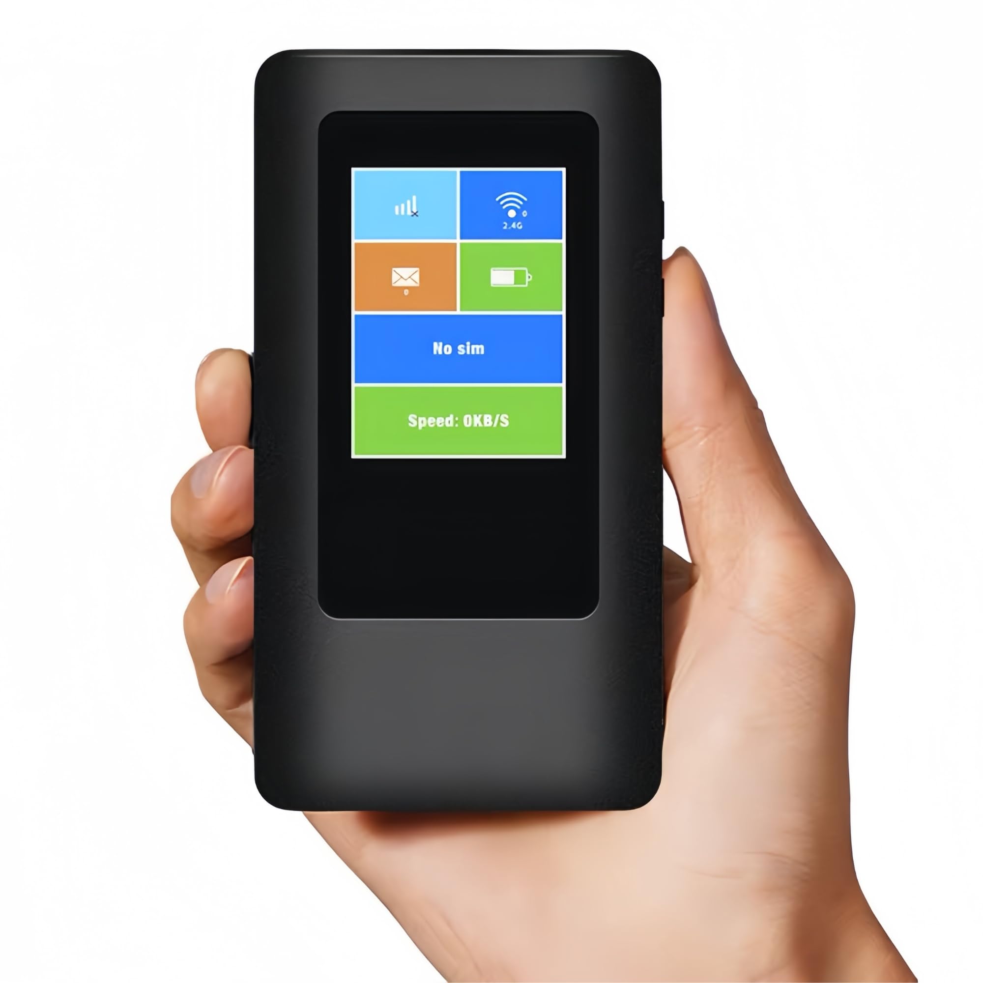 Bewinner 5G Mobile WiFi Router, 2.4G 5.8G Dual Band 5G Mobile Hotspot,2.4 Inch Display 5G Wireless Router, Portable Travel Hotspot WiFi Device for Vacation Camping Gathering