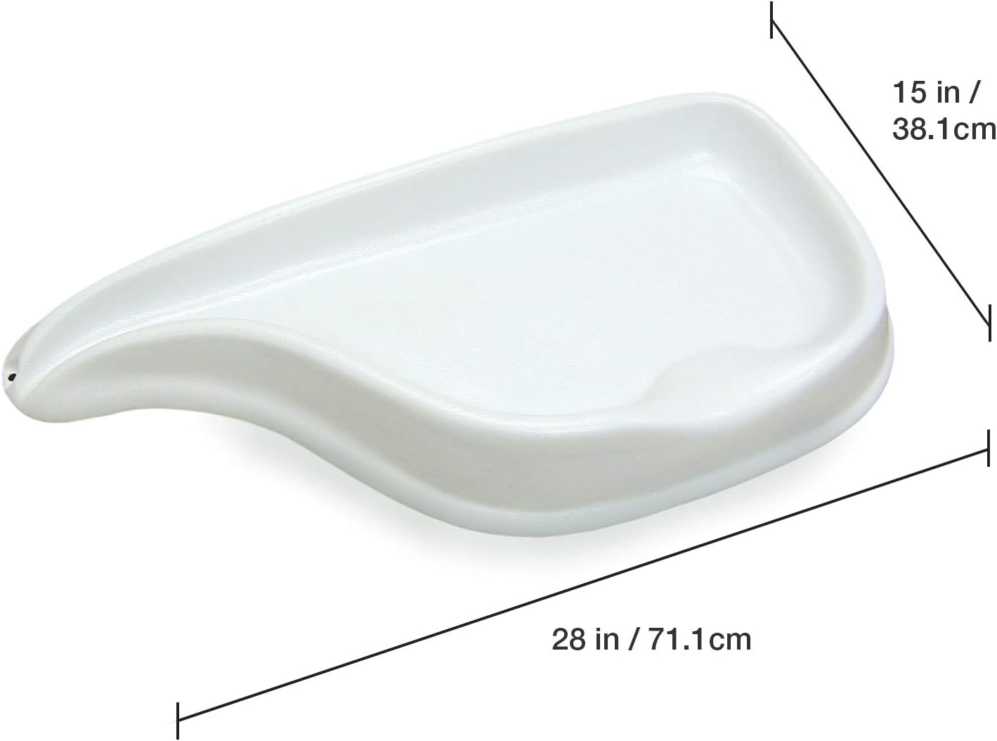 Duro-Med DMI Portable Shampoo Bowl for Bedside and In Bed Hair Washing, Hair Cuts and Hair Coloring for the Elderly, Disabled, Bedridden and Handicapped, White: Health & Personal Care