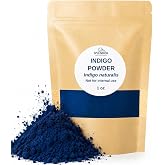 Indigo Powder - 1 oz - Natural Indigo Blue Powder Dye for Soapmaking & Textiles | Plant-Based Colorant for DIY Crafts, Fabric