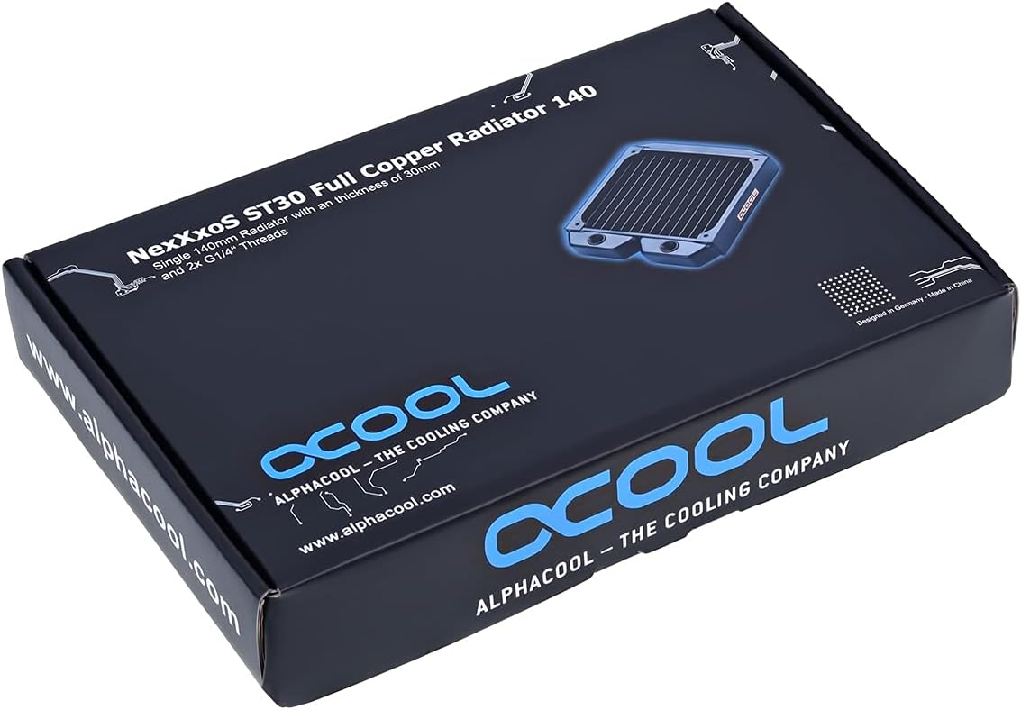 Rad Alphacool NexXxoS radiator variation. black Black ST30 140mm - Image 5