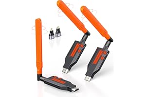 Coolpie Wireless HDMI Transmitter and 2 Receivers, 4K Decode 1080P Full HD Output, 350FT/100M Long Range, 5.8G Extender Plug & Play Low Lag for Streaming Video/Audio Multiple TV/Monitor/Projector/DJs