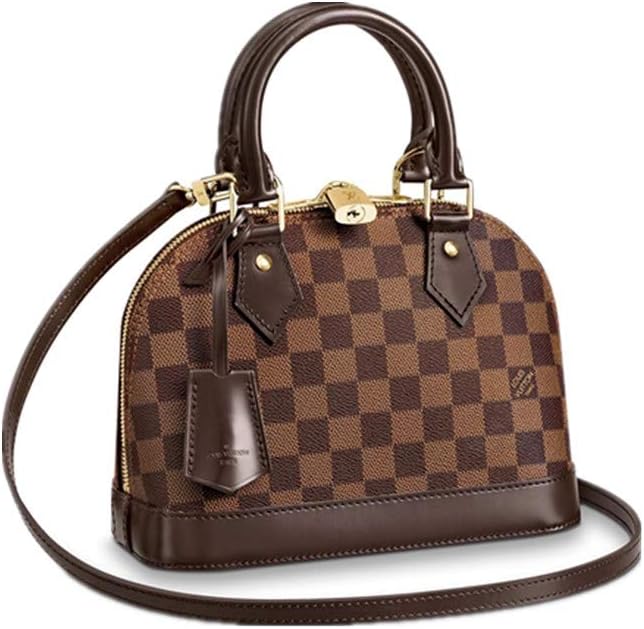 Women's Alma BB Monogram canvas handbag M53152 Double zip opening