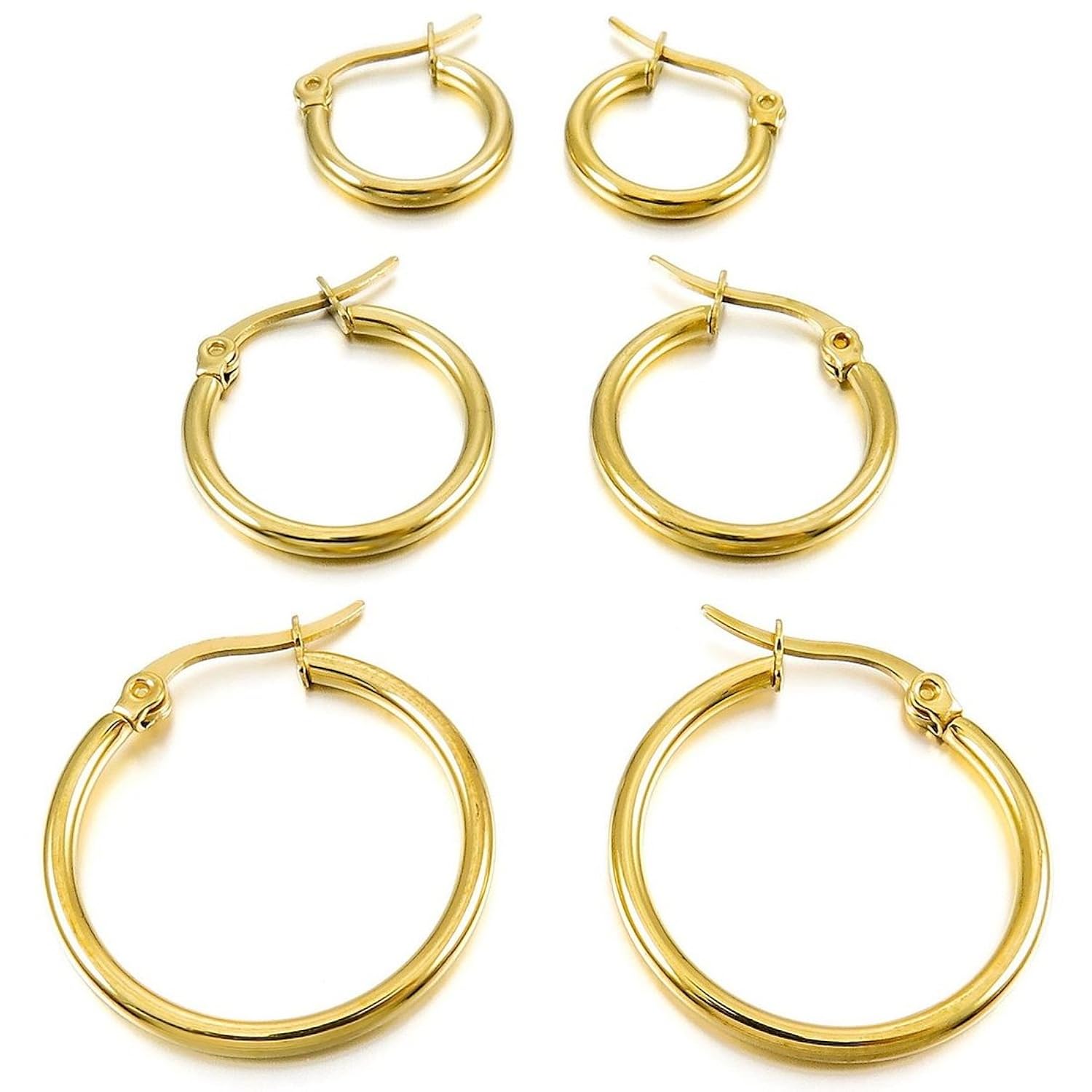 Acero Inoxidable Pendientes Conjunto SODIAL R pares mm mm mm Acero Inoxidable
