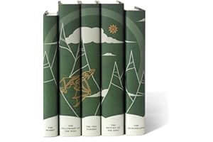 Juniper Books - The Lord of the Rings 5 Volume Book Set - Custom Cover Design for J.R.R. Tolkien Collection
