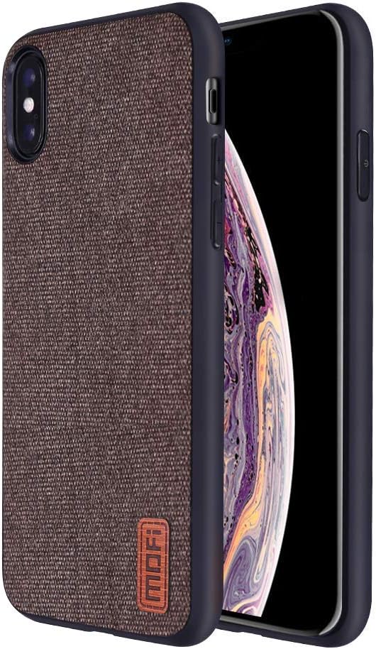 Case for iPhone Xs max, iPhone Xs max Phone Case Shockproof [ Soft Silicone Bumper ] [ Hard Back ] [ Full Body Protection ] Case for iPhone Xs Max 6.5" - Brown