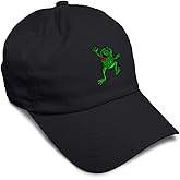 Soft Baseball Cap Funny Frog Style A Embroidery Wild Animals Hand Twill Cotton Leg Dad Hats for Men & Women