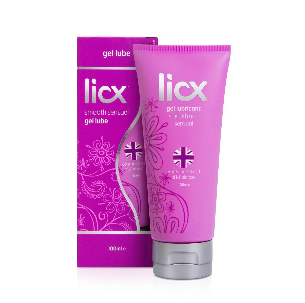 Licx Lube - Smooth Sensual Intimate Play Gel Lube/Lubricant 100ml
