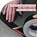 XFasten Black Gaffers Tape 2 Inch x 30 Yards (90 Feet) Residue-Free Matte Black Gaffer Tape 2 Inch Non-Reflective Easy-to-Tear Floor Tape for Electrical Cords