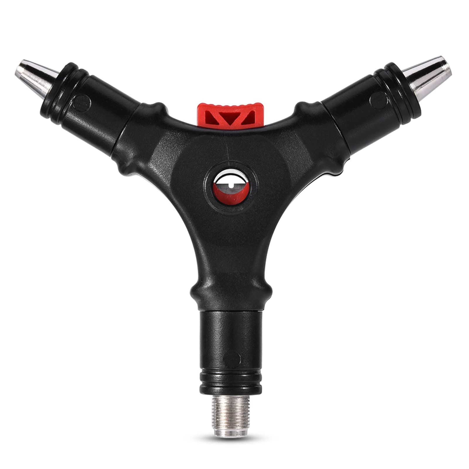 Coaxial Compression Tool for RG59 RG6 F Head Connector, Cable Stripper with Flares Braid for Cable TV