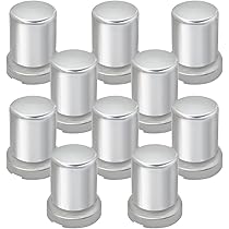 GG Grand General 20082 Stainless Steel Rear Hub Cap For Peterbilt 1995 & Up - 8" I.D., 1" Height