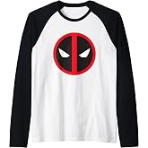 Marvel Studios Deadpool &amp; Wolverine Bold Deadpool Symbol Raglan Baseball Tee